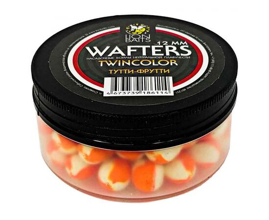 Бойлы нейтральной плавучести двухцветные (Wafters) "Тутти-фрутти" 12мм