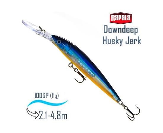 Воблер RAPALA Downdeep Husky Jerk 10, BGH