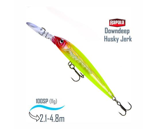 Воблер RAPALA Downdeep Husky Jerk 10, GCL