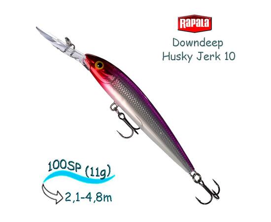 Воблер RAPALA Downdeep Husky Jerk 10, PRCL