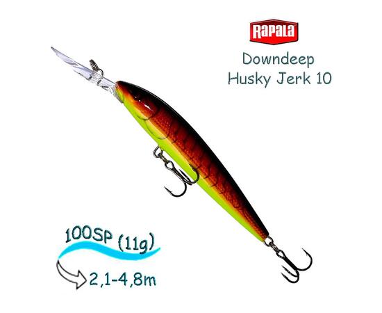 Воблер RAPALA Downdeep Husky Jerk 10, RFCW