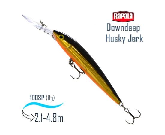 Воблер RAPALA Downdeep Husky Jerk 10, G
