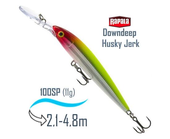 Воблер RAPALA Downdeep Husky Jerk 10, CLN