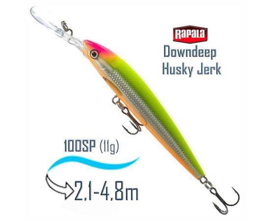 Воблер RAPALA Downdeep Husky Jerk 10, CLS