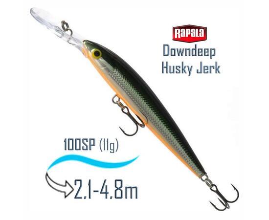 Воблер RAPALA Downdeep Husky Jerk 10, TSD