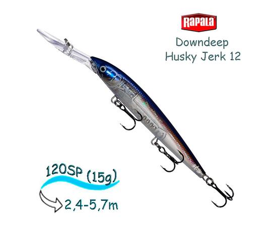 Воблер RAPALA Downdeep Husky Jerk 12, HGH
