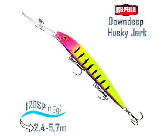 Воблер RAPALA Downdeep Husky Jerk 12, HSP