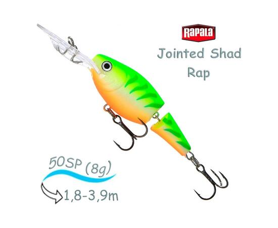 Воблер RAPALA Jointed Shad Rap 05, GTU