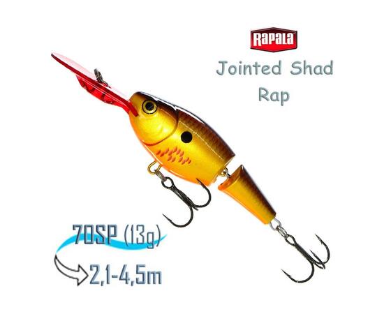 Воблер RAPALA Jointed Shad Rap 07, BCF