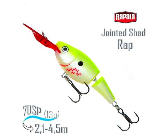 Воблер RAPALA Jointed Shad Rap 07, BCSD