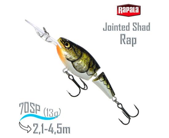 Воблер RAPALA Jointed Shad Rap 07, CW