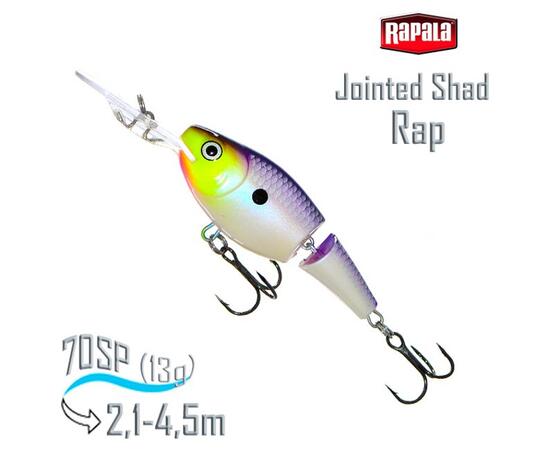 Воблер RAPALA Jointed Shad Rap 07, PDS