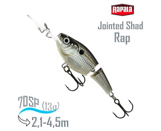 Воблер RAPALA Jointed Shad Rap 07, SSD