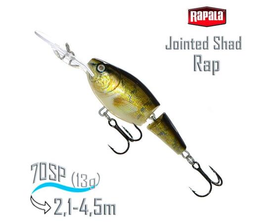 Воблер RAPALA Jointed Shad Rap 07, W