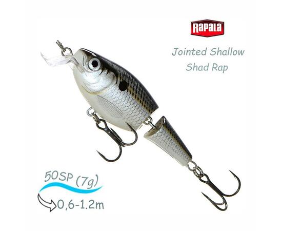 Воблер RAPALA Jointed Shallow Shad Rap 05, SSD