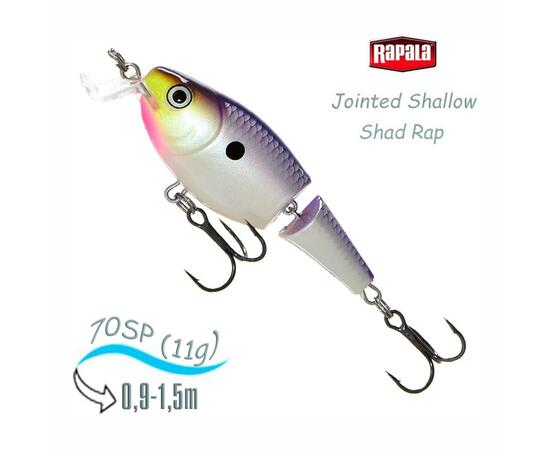 Воблер RAPALA Jointed Shallow Shad Rap 07, PDS