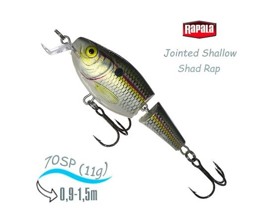 Воблер RAPALA Jointed Shallow Shad Rap 07, SD