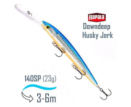 Воблер RAPALA Downdeep Husky Jerk 14, SB