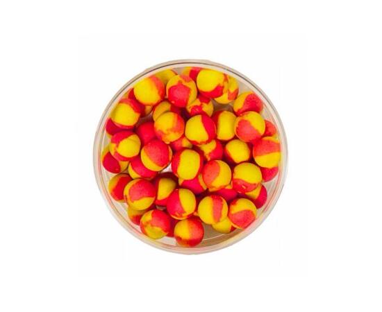 Lion Baits Бойлы плавающие Pop-Up "Aroma Free" (без аромы) желто-красные 10 мм