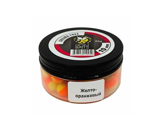Lion Baits Бойлы плавающие Pop-Up "Aroma Free" (без аромы) желто-оранжевые 10 мм