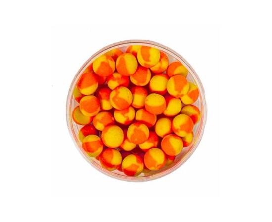 Lion Baits Бойлы плавающие Pop-Up "Aroma Free" (без аромы) желто-оранжевые 10 мм