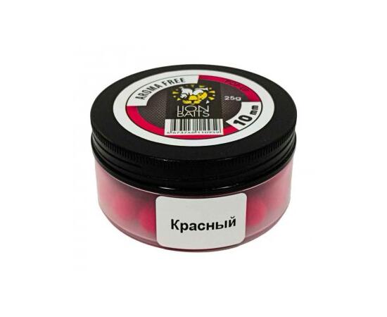 Lion Baits Бойлы плавающие Pop-Up "Aroma Free" (без аромы) красные 10 мм