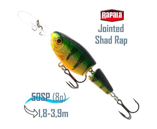 Воблер RAPALA Jointed Shad Rap 05, P