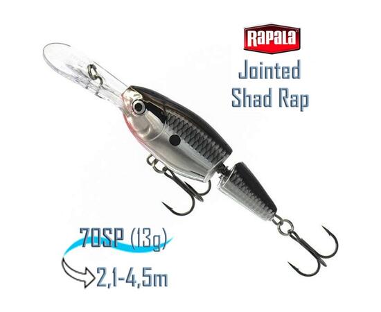 Воблер RAPALA Jointed Shad Rap 07, CH