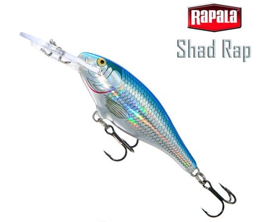 Воблер RAPALA Shad Rap 09, HBSH