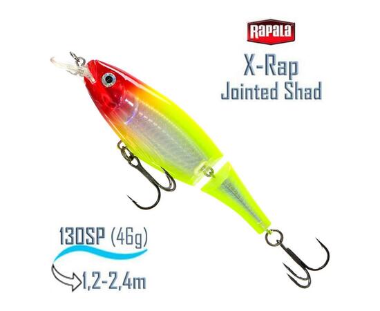 Воблер RAPALA X-Rap Jointed Shad 13, CLN