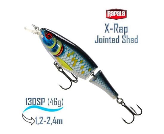 Воблер RAPALA X-Rap Jointed Shad 13, SCRB