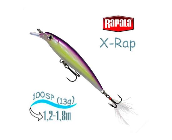 Воблер RAPALA X-Rap 10, PGH