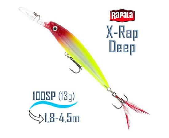 Воблер RAPALA X-Rap Deep 10, CLN
