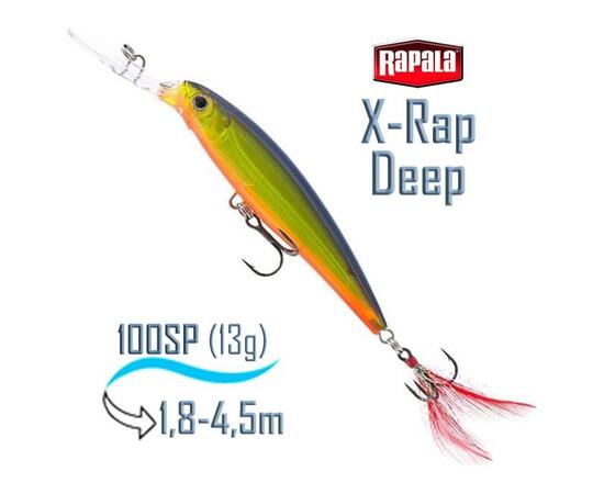 Воблер RAPALA X-Rap Deep 10, HS