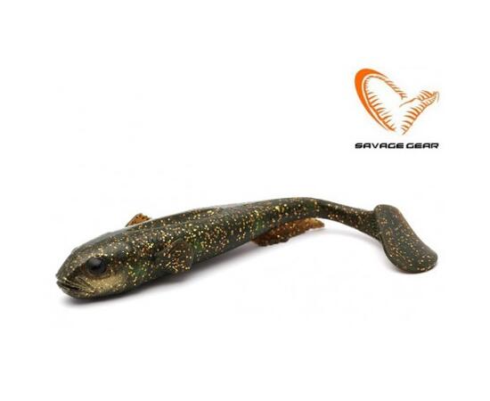 Приманка мягкая SAVAGE GEAR 3D Goby Shad 20cm 60g Motor Oil Goby UV 2pcs Blister