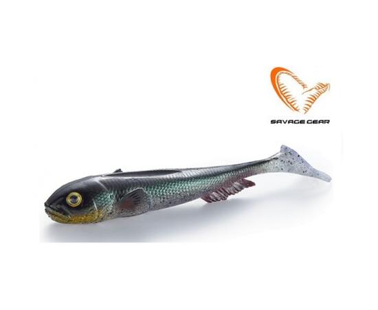 Приманка мягкая SAVAGE GEAR 3D Goby Shad 23cm 96g Green/Silver Goby 1pcs Blister