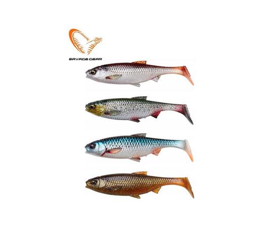 Приманка мягкая SAVAGE GEAR 3D River Roach 14cm 28g Dark Water Mix 4шт