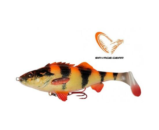 Приманка мягкая SAVAGE GEAR 4D Perch Shad 12.5cm 23g SS Albino