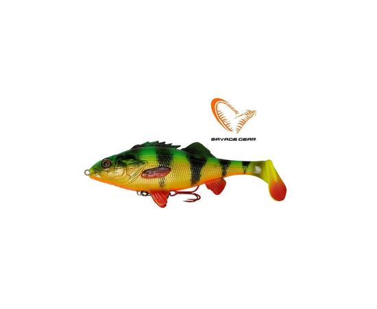 Приманка мягкая SAVAGE GEAR 4D Perch Shad 17.5cm 67g SS Firetiger