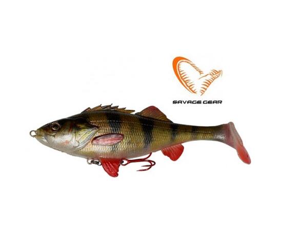 Приманка мягкая SAVAGE GEAR 4D Perch Shad 12.5cm 23g SS Perch