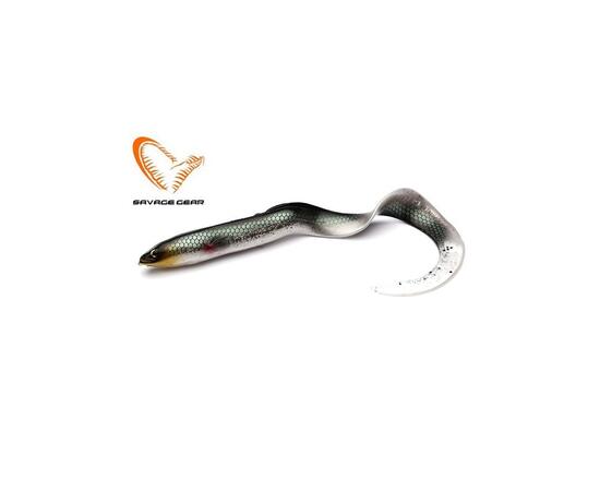 Приманка мягкая SAVAGE GEAR LB Real EEL 20cm 27g Green Silver 2pcs Blister