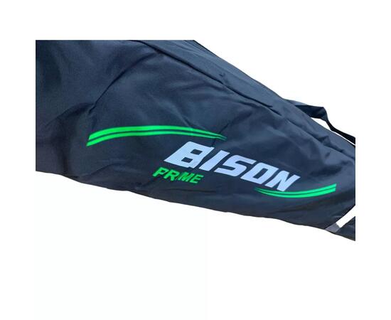 Палатка зимняя трехслойная Bison Nordex Extra двойной куб (4.20х2.00х2.30м) бело-зелёная