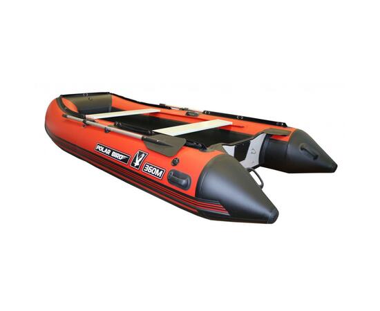Надувная лодка Polar Bird 360M NEW Merlin Кречет (стеклокомпозит) черный/красный