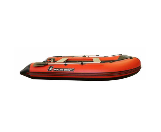 Надувная лодка Polar Bird 340M NEW Merlin Кречет (стеклокомпозит) серый/белый