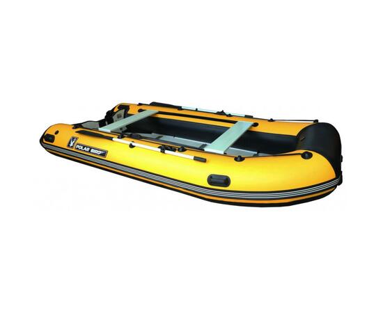 Надувная лодка Polar Bird 340M NEW Merlin Кречет (стеклокомпозит) черный/желтый