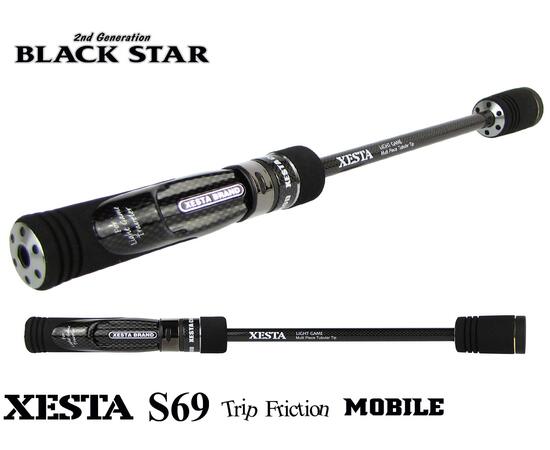 Спиннинг Xesta Black Star Hard S76MX Rock Snap Shooter
