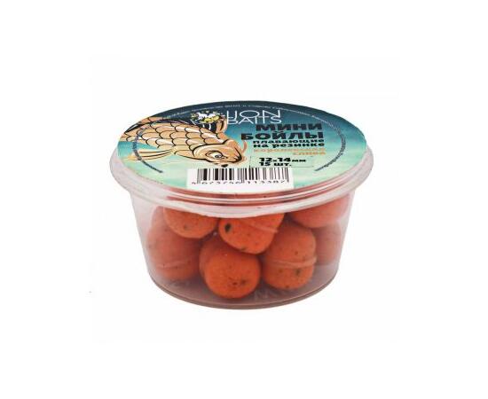 Lion Baits Мини бойлы плавающие на резинке "Королевская слива" 10х12мм (25шт)