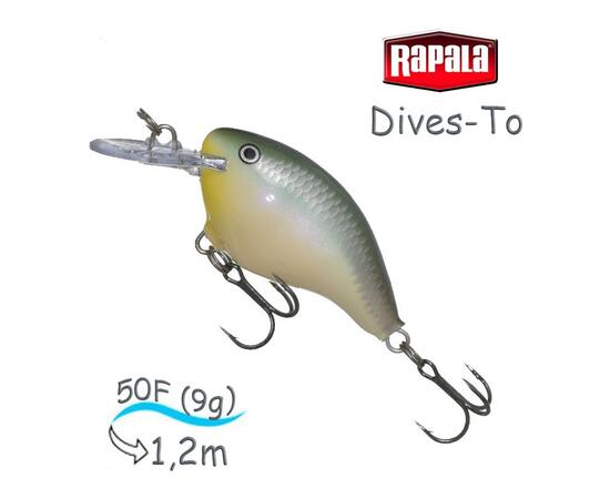 Воблер RAPALA Dives-To 4, BBH
