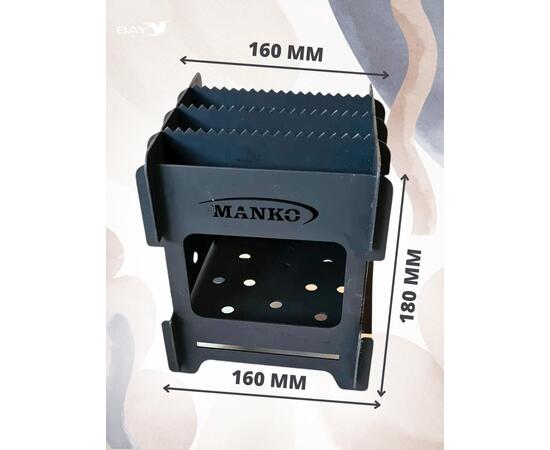 Печь туристическая MANKO походная щепочница "Турист" 16х16х18см