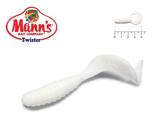 Твистер Mann's Twister M-036 уп-ка 20шт. цв. W